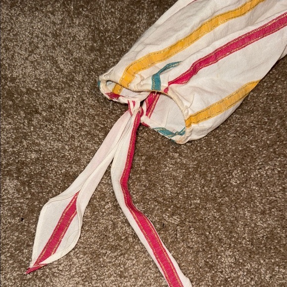 CAROLINE CONSTAS APPOLONIA OFF THE SHOULDER TOP LINEN COTTON - XS. Y - Picture 3 of 5